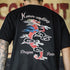 Men’s Retro Heavyweight Embroidered T-Shirt – 270g Black Cotton Summer Tee